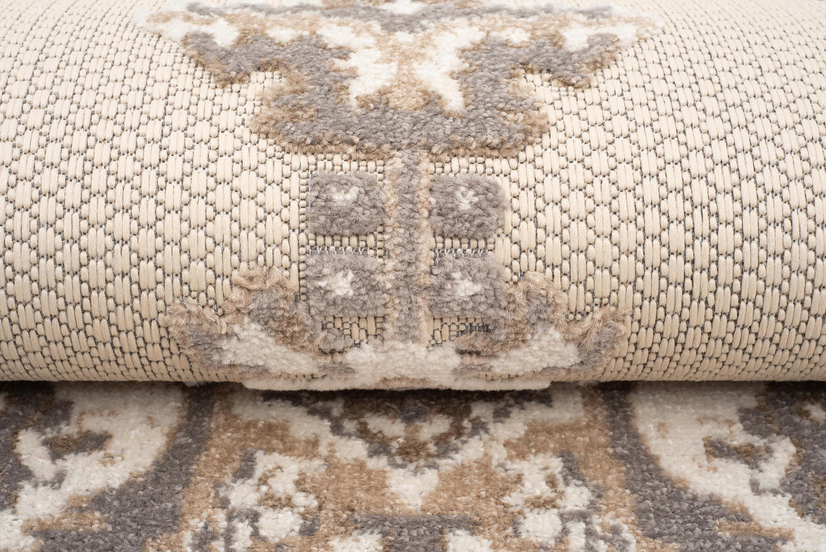 TEPPICH PATIO Creme 160/220 cm - Creme, Kunststoff (160/220cm) - Tapiso