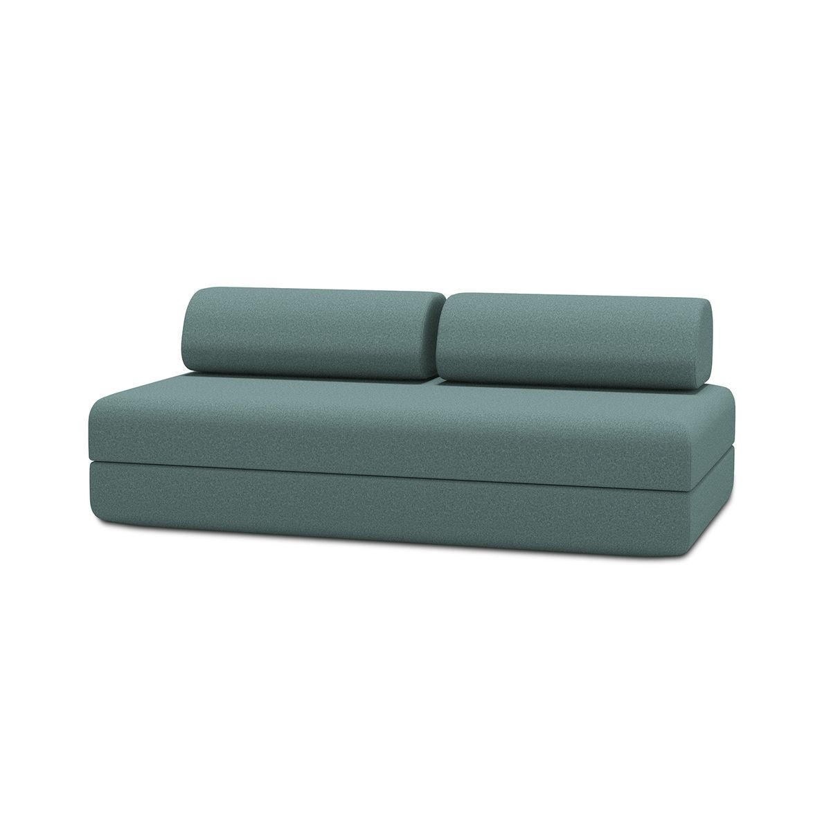 Kimo 2-3-Sitzer-Schlafsofa Grün 95x70.5x190 cm