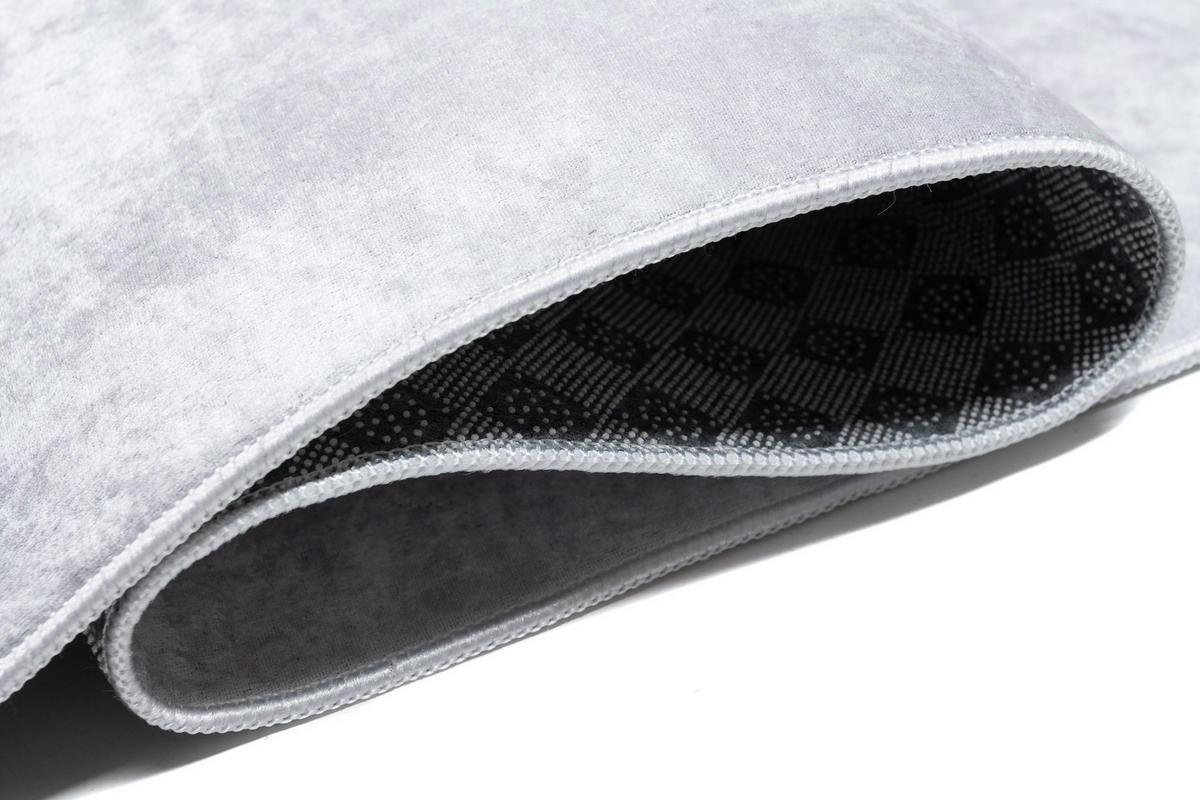 TEPPICH EMMA Grau 140/200 cm - Grau, Kunststoff (140/200cm) - Tapiso