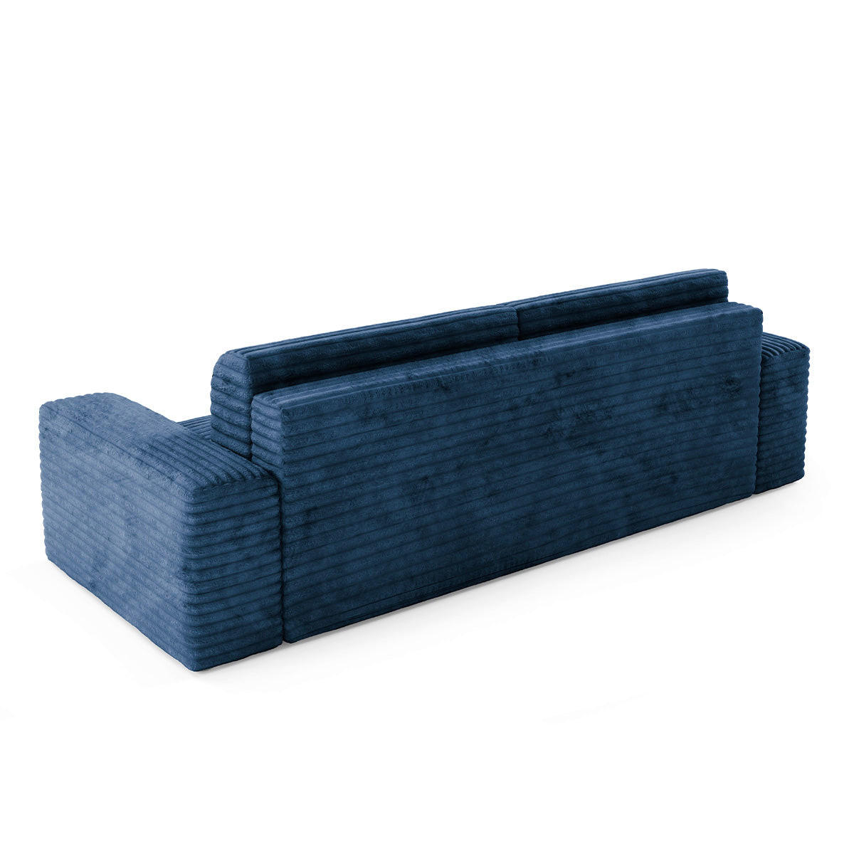 SOFA Fabio 3 Sitzplätze Dunkelblau - Blau, Holz (260/82/102cm) - Petits-meubles