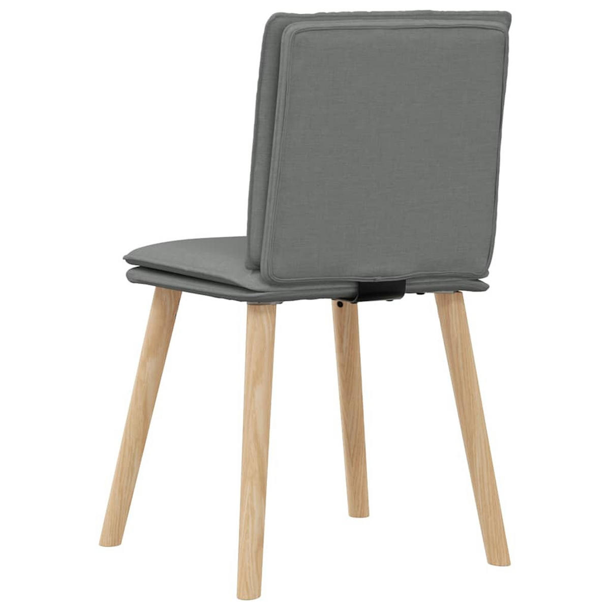 ESSZIMMERSTÜHLE 2 Stk. Dunkelgrau Stoff 45*54*86cm - Dunkelgrau, Metall (45/86/54cm) - ZMH