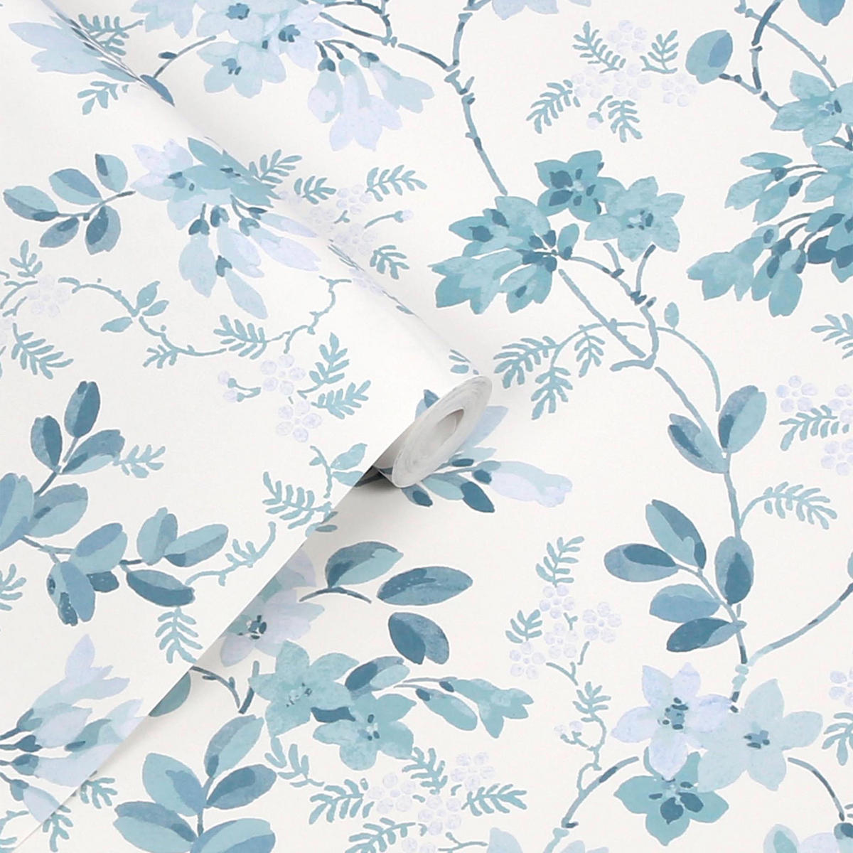VLIESTAPETE Yeyland - Blau, Papier/Kunststoff (52/1000cm) - LAURA ASHLEY