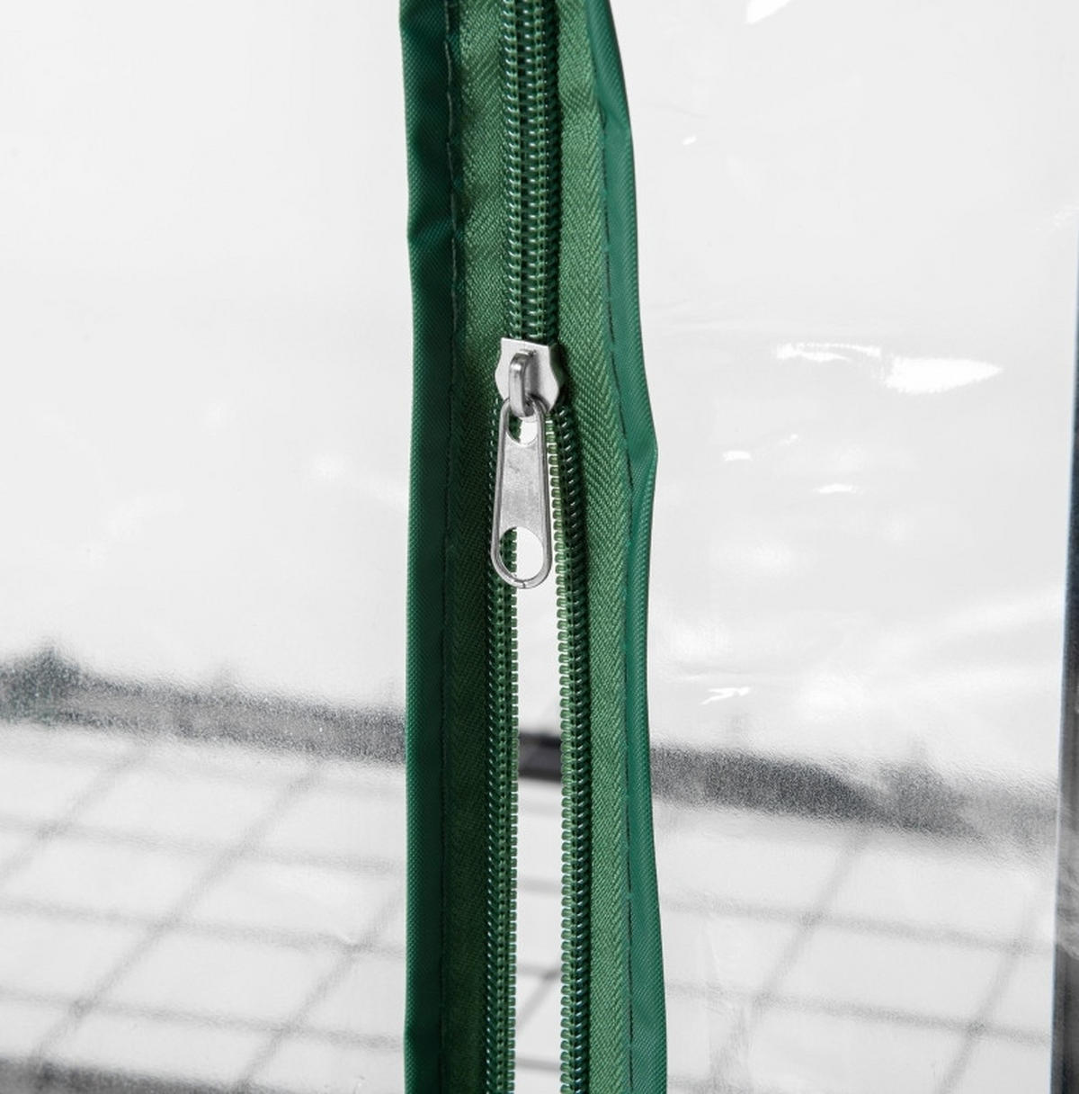 GEWÄCHSHAUS 69/165/50 cm Transparent aus Stahl mit 4 Regalböden - Transparent, Metall (50/165/69cm) - OKMYHOME