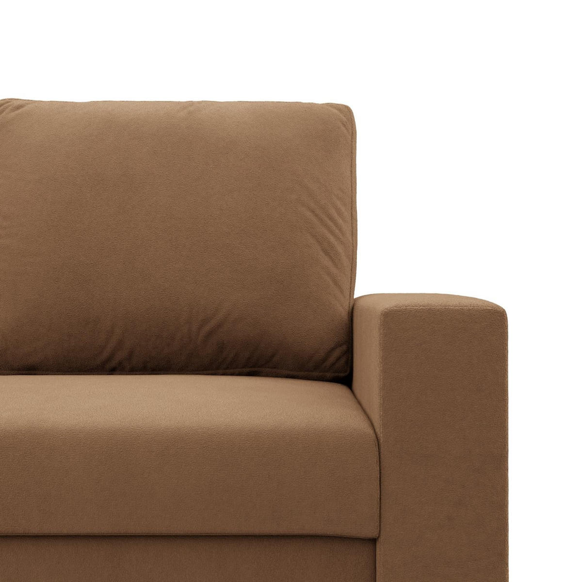 ECKSOFA MIT SCHLAFFUNKTION NEO, Braun - Braun, Textil (231/140cm) - Mebligo