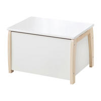 SPIELZEUGTRUHE - Naturfarben/Weiß, Holzwerkstoff (56/35/39.5cm) - Roba