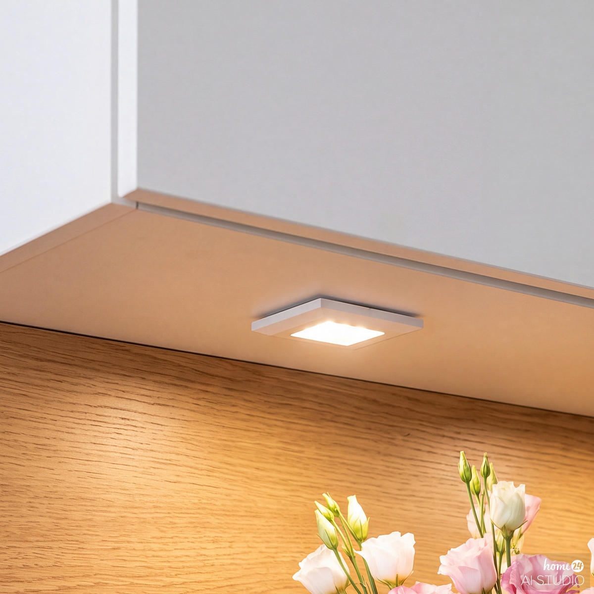 LED-BELEUCHTUNG - Weiß - Silberfarben, Metall (1/1/1cm) - home24