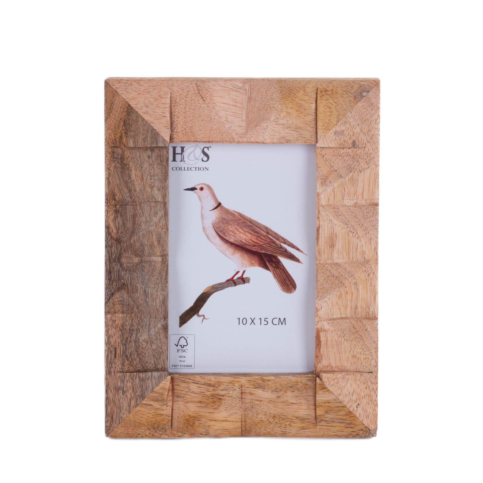 BILDERRAHMEN Mangoholz 18,4/23,5/2,5 cm - Braun, Holz (2.5/21/16cm) - Home Styling Collection