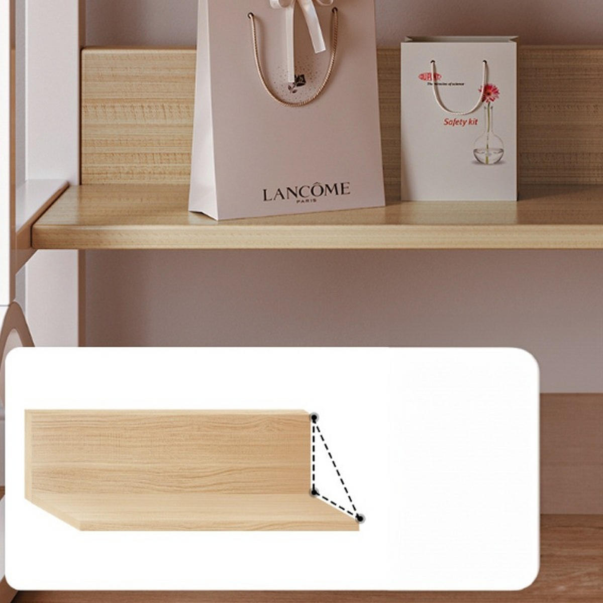 SCHREIBTISCH, braun 150x120x60cm - Braun, Holzwerkstoff (60/120/150cm)