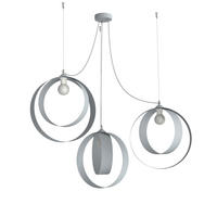 HÄNGELEUCHTE - Grau, Metall (40/40/120cm) - Lumicom
