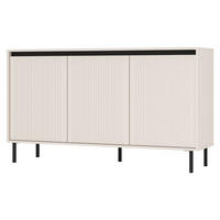SIDEBOARD OSTIA 149/85/40 cm mit 3 Türen Beige - Beige, Holzwerkstoff (149/85/40cm) - MASSENO