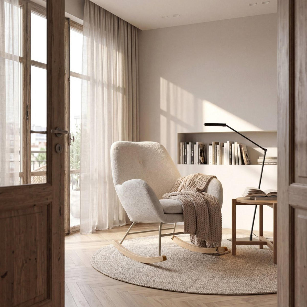 STILLSTUHL Becca Beige 67 cm x 88 cm - Beige, Textil (67/88/70cm) - Klast Home