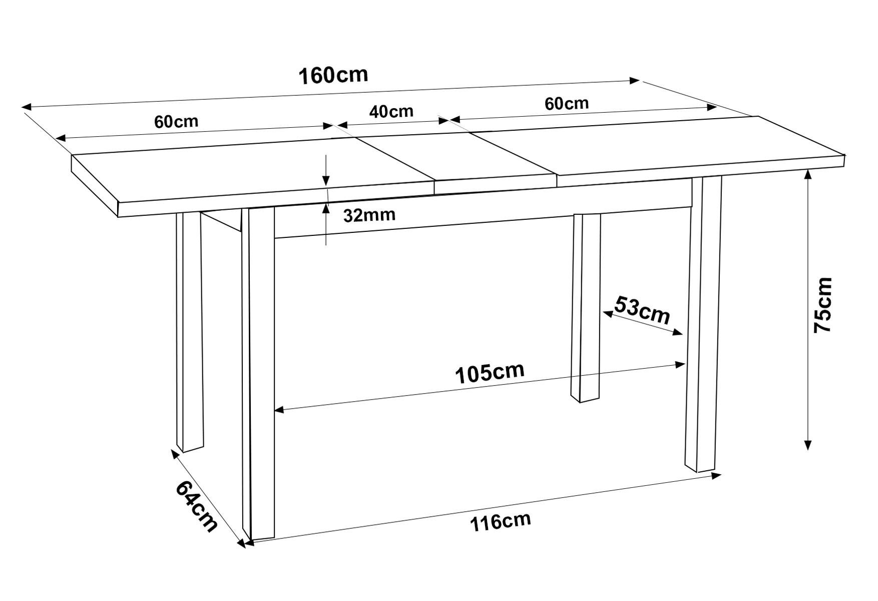 Thumbnail - Feldmann-Wohnen Esstisch, Weiß, Holz, Rechteckig, 160x75x68 cm, Esszimmer, Tische, Esstische