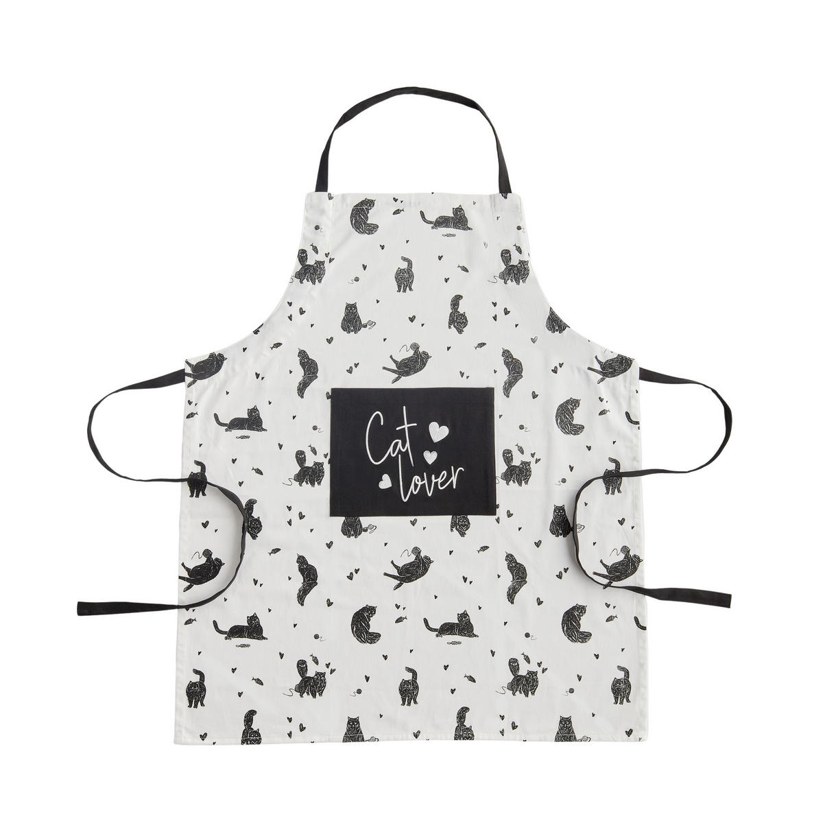 SCHÜRZE Kitki - Schwarz, Textil (70/85cm) - home&you