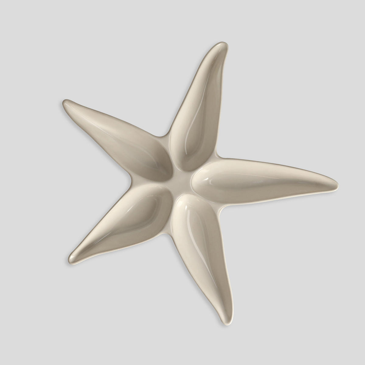 SERVIERTELLER Estrella - Weiß, Keramik (34/3.2/36.7cm) - home&you