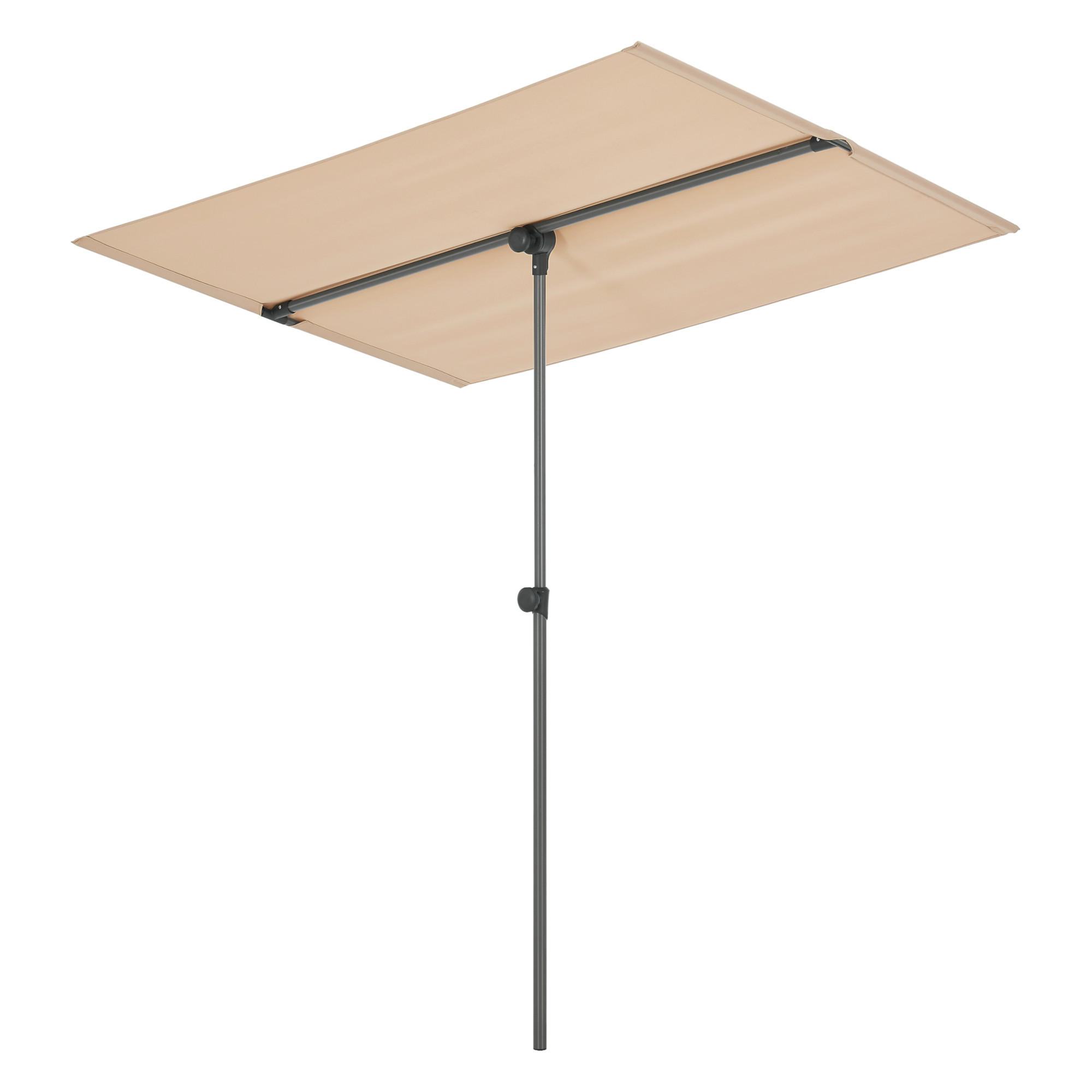 SONNENSCHIRM Carsoli - Sandfarben, Textil/Metall (180/130cm) - pro.tec