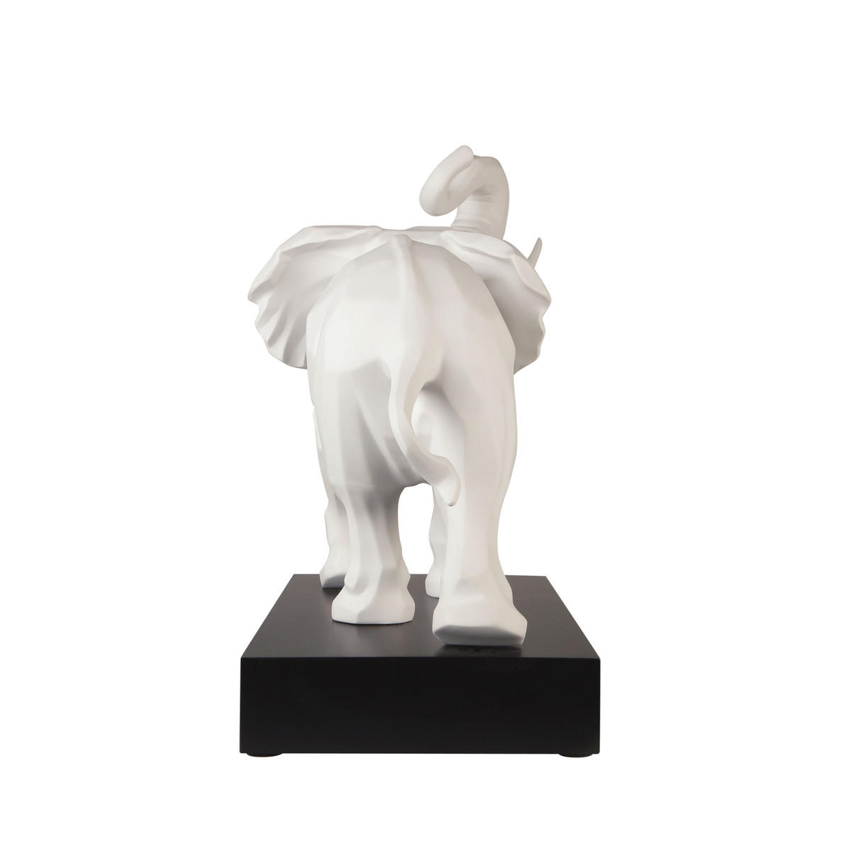 DEKOFIGUR ELEFANT Studio 8 Serengeti weiß 54 cm - Weiß, Keramik (22/43/54cm) - Goebel