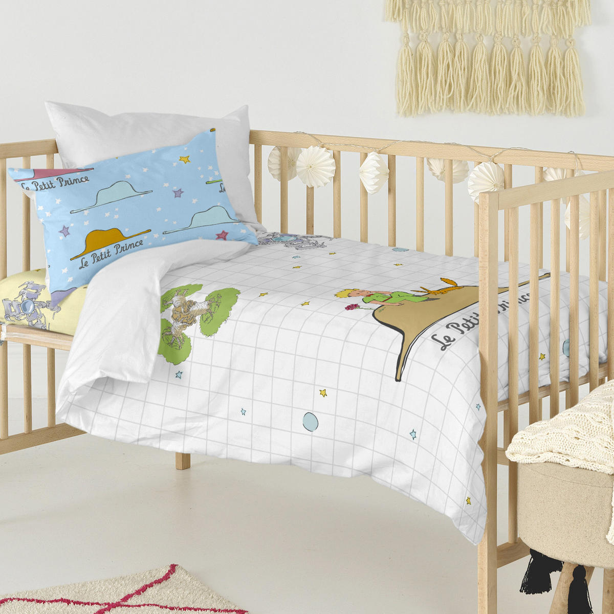 BETTBEZUG 2er-Set teiliges imagination 115x145 cm (kinderbett) mehrfarbig - Multicolor, Textil (115/145cm) - Happy Friday