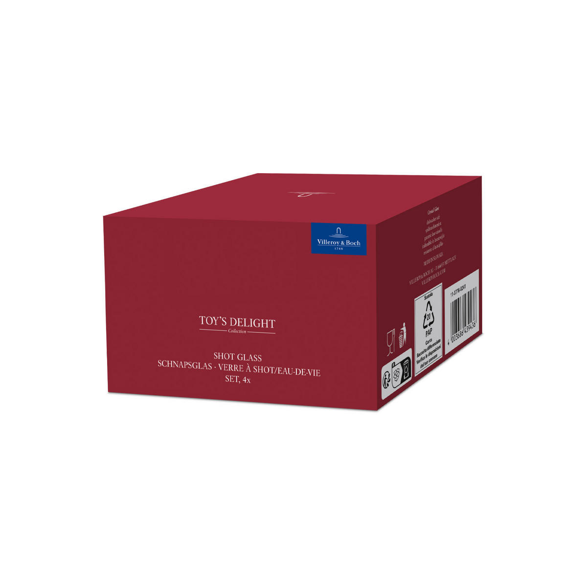 SCHNAPSGLÄSER Toy's Delight transparent 40 ml 4er Set - Transparent, Glas (0.04L) - Villeroy & Boch
