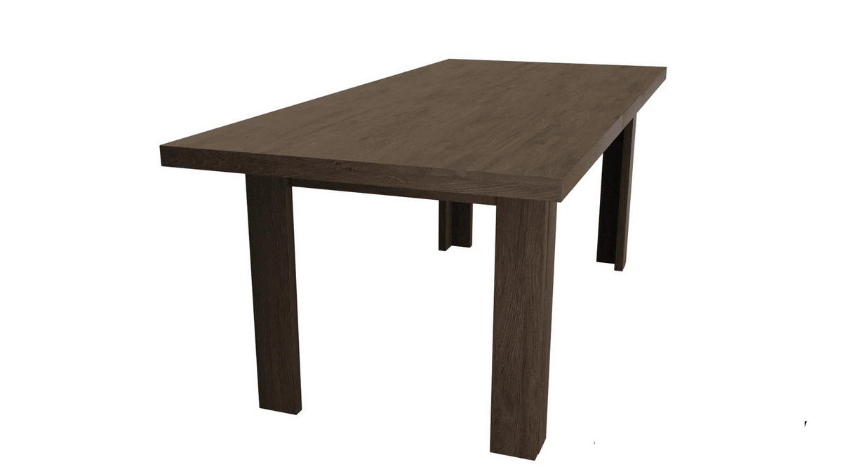 ESSTISCH ausziehbar 160-200 cm Esche dunkel - Dunkelbraun, Holzwerkstoff (160/90/75cm)
