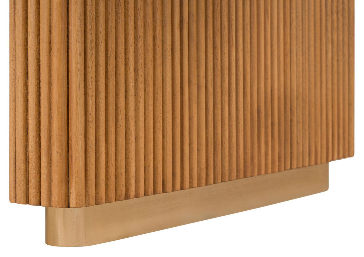 ESSTISCH oval Mango 180x90x76 natur lackiert / Marmor weiß BARCELONA #527 - Naturfarben, Holz (180/90/76cm) - Massivmoebel24