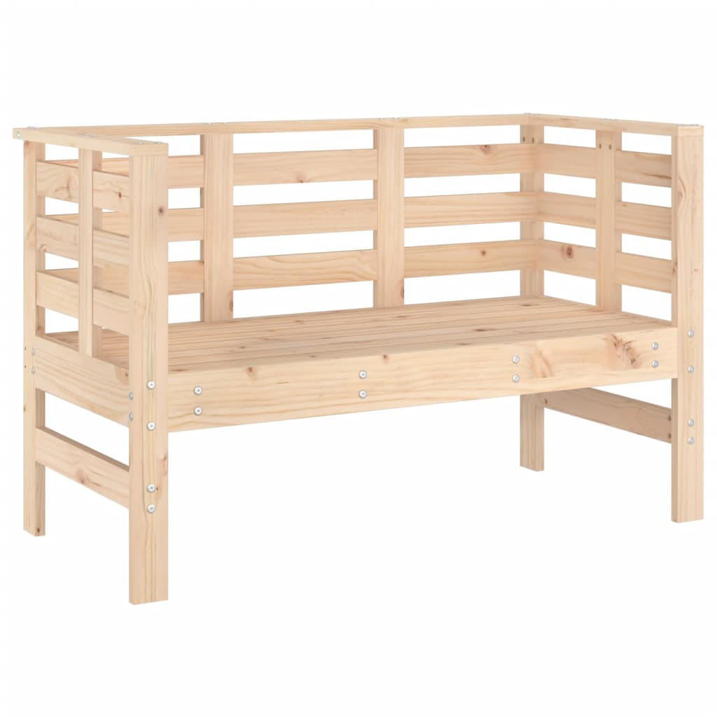 furnicato Gartenbank Braun 111.5x71x53 cm