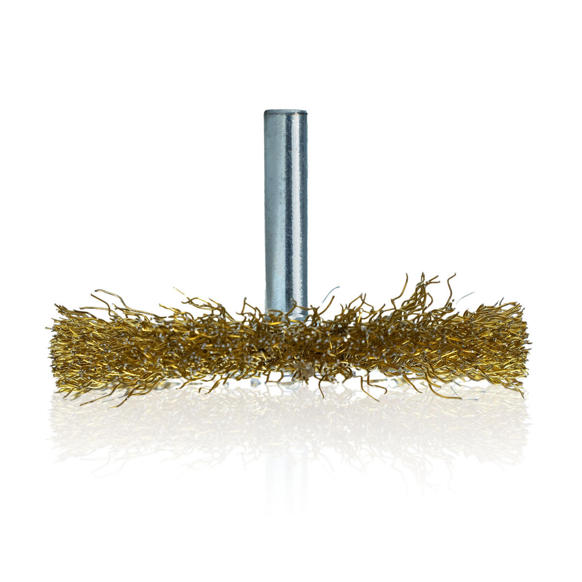 DRAHTBÜRSTE Universal 5-tlg. Set, 1/4" Schaft, Scheiben 50 mm, Scheiben 65 mm, Frontbürsten 50 mm, Frontbürsten 65 mm, Pinsel 25 mm, Messingdraht - Multicolor, Kunststoff/Metall (22/17/7cm)