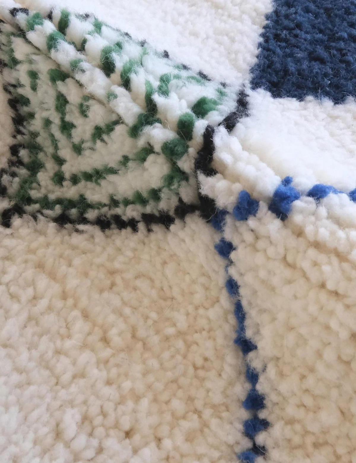 BERBERTEPPICH aus reiner Wolle 158x 248 cm - Multicolor, Naturmaterialien (158/248cm) - AFK Living