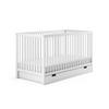 BABYBETT mit Schublade und Matratze 60x120 cm in Weiß - Weiß, Holz (60/120cm) - Kids Collective