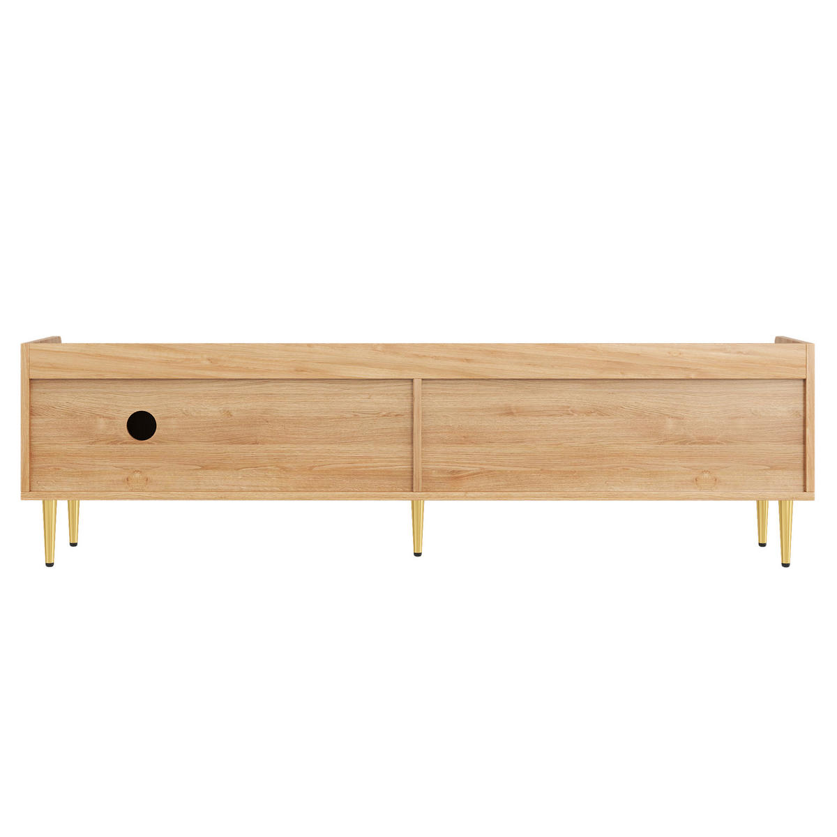TV-LOWBOARD Natur 170/35/47.5 cm - Naturfarben, Holzwerkstoff (170/47.5/35cm) - PANGIVO