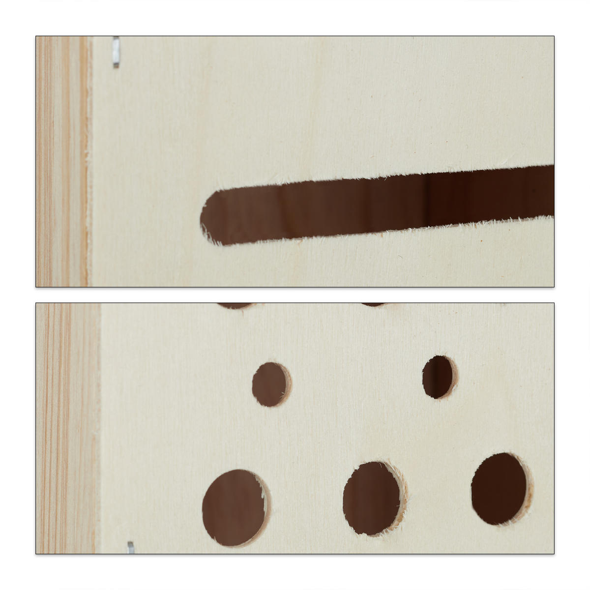 INSEKTENHOTEL - Hellbraun, Holz (16/148/11cm) - Relaxdays