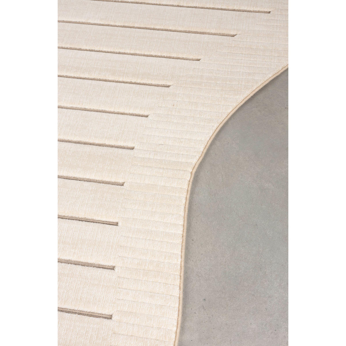 TEPPICH Mister Organische Form 200x290 cm Beige - Beige, Kunststoff (200/290cm) - Zuiver