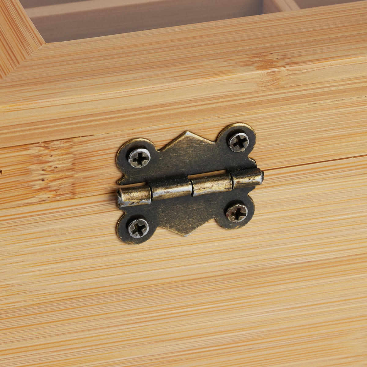 TEEBOX - Multicolor, Holz/Kunststoff (26.5/9.5/28.5cm) - Relaxdays