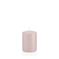 STUMPENKERZEN Rosé Ø 68 x 100 mm, 12 Stück - Rosa, Paraffin (7/10cm) - Wiedemann Kerzen