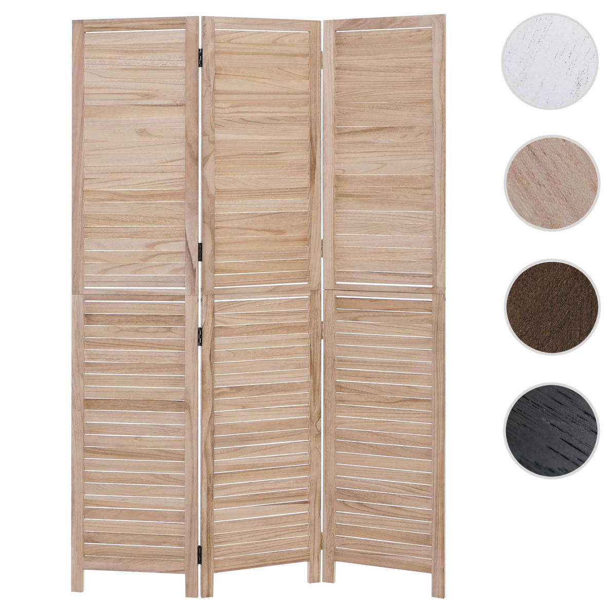 PARAVENT C30B Beige - Beige, Holz (120/180/6cm) - MCW