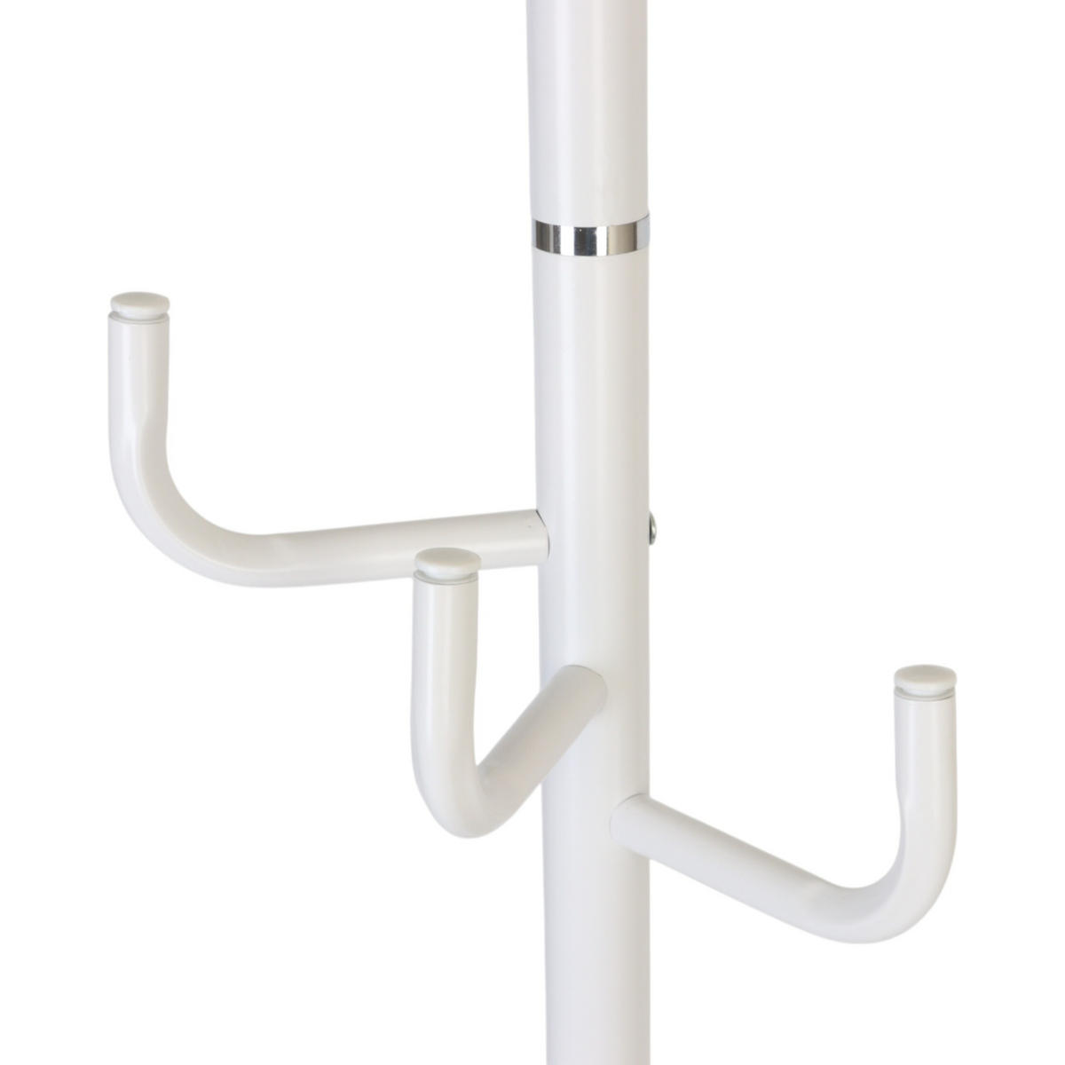 GARDEROBENSTÄNDER - Weiß, Stein/Metall (30/176/30cm) - Relaxdays