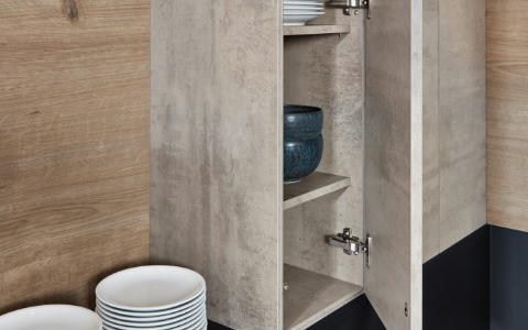 Küchenkasten Grau, Stylischer Betonkasten Küche