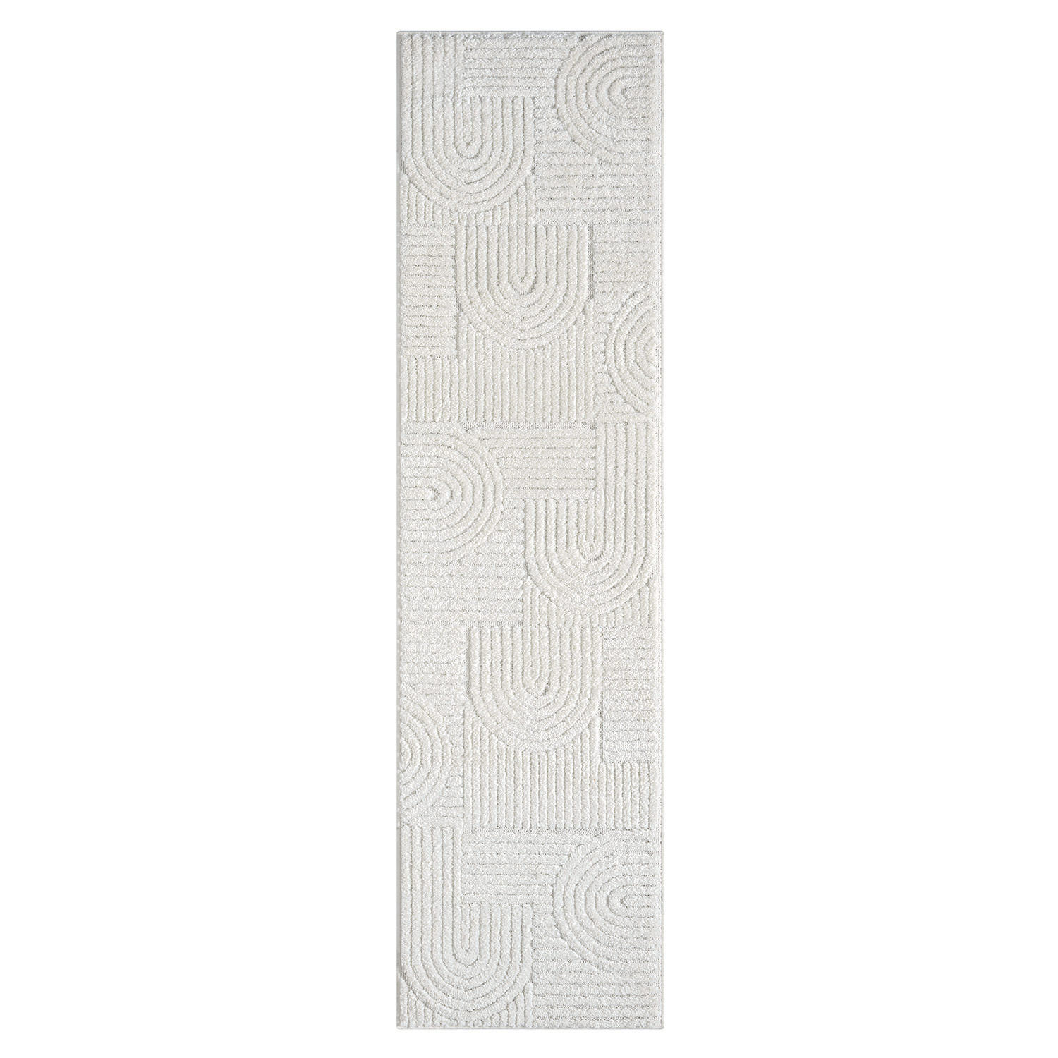 HOCHFLOR-TEPPICH Focus 765 Creme 80x300 cm - Creme, Textil (80/300cm) - carpet city