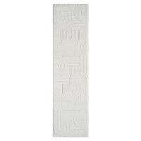 HOCHFLOR-TEPPICH Focus 765 Creme 80x300 cm - Creme, Textil (80/300cm) - carpet city