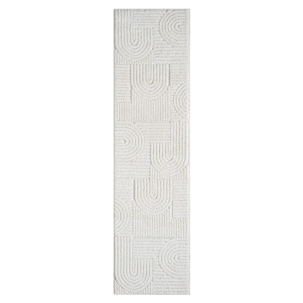 HOCHFLOR-TEPPICH Focus 765 Creme 80x300 cm - Creme, Textil (80/300cm) - carpet city
