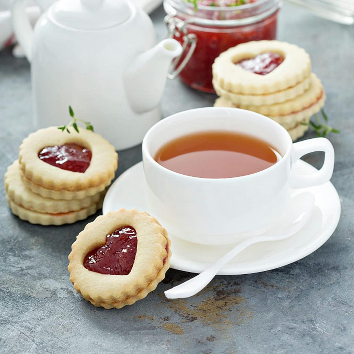 KEKSAUSSTECHER Set 9 Stück Edelstahl Weihnachten Linzer - Silberfarben, Metall (4.5/2.6/4.5cm)