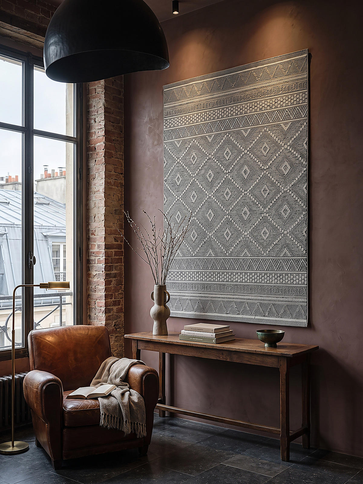 LÄUFER ESERA Ethno-Rauten Polypropylen Grau 67 x 180 cm - Grau, Textil (67/180cm) - KADIMA DESIGN