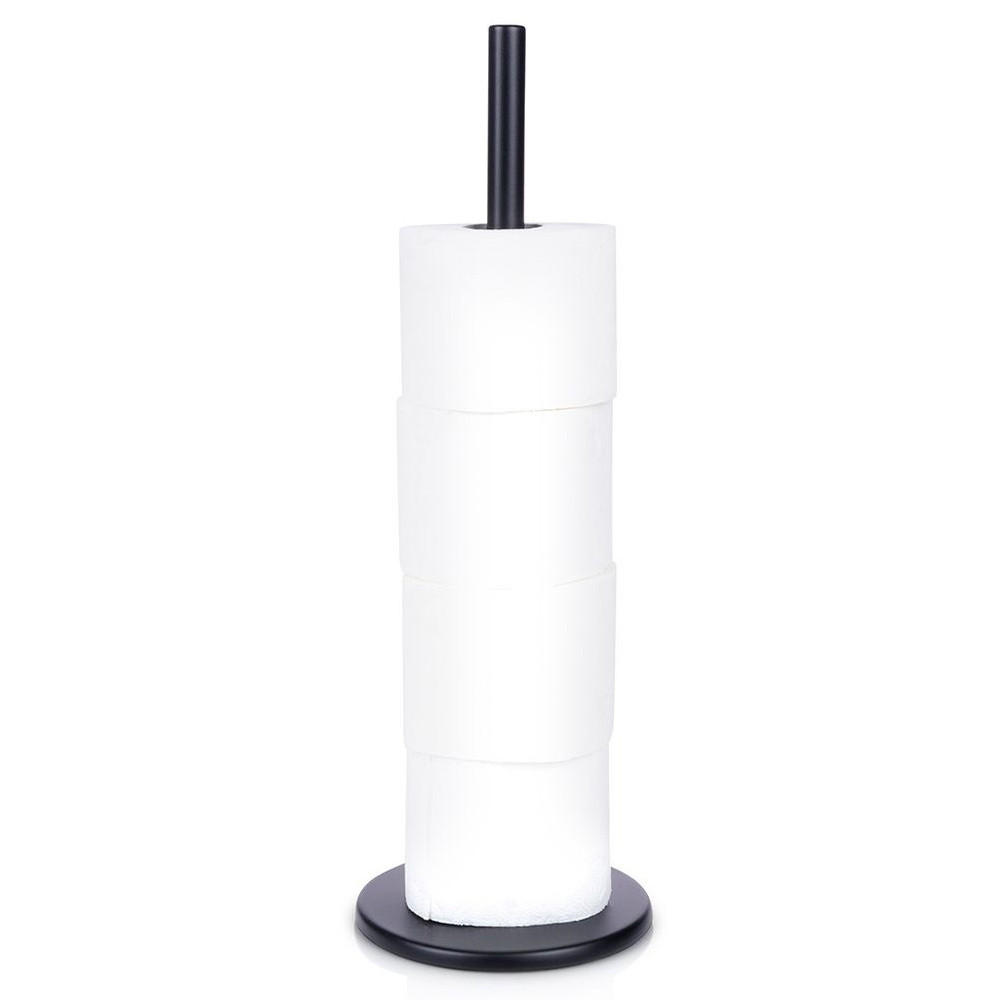 Bathroom solutions Toilettenpapierhalter Schwarz 15x47x15 cm
