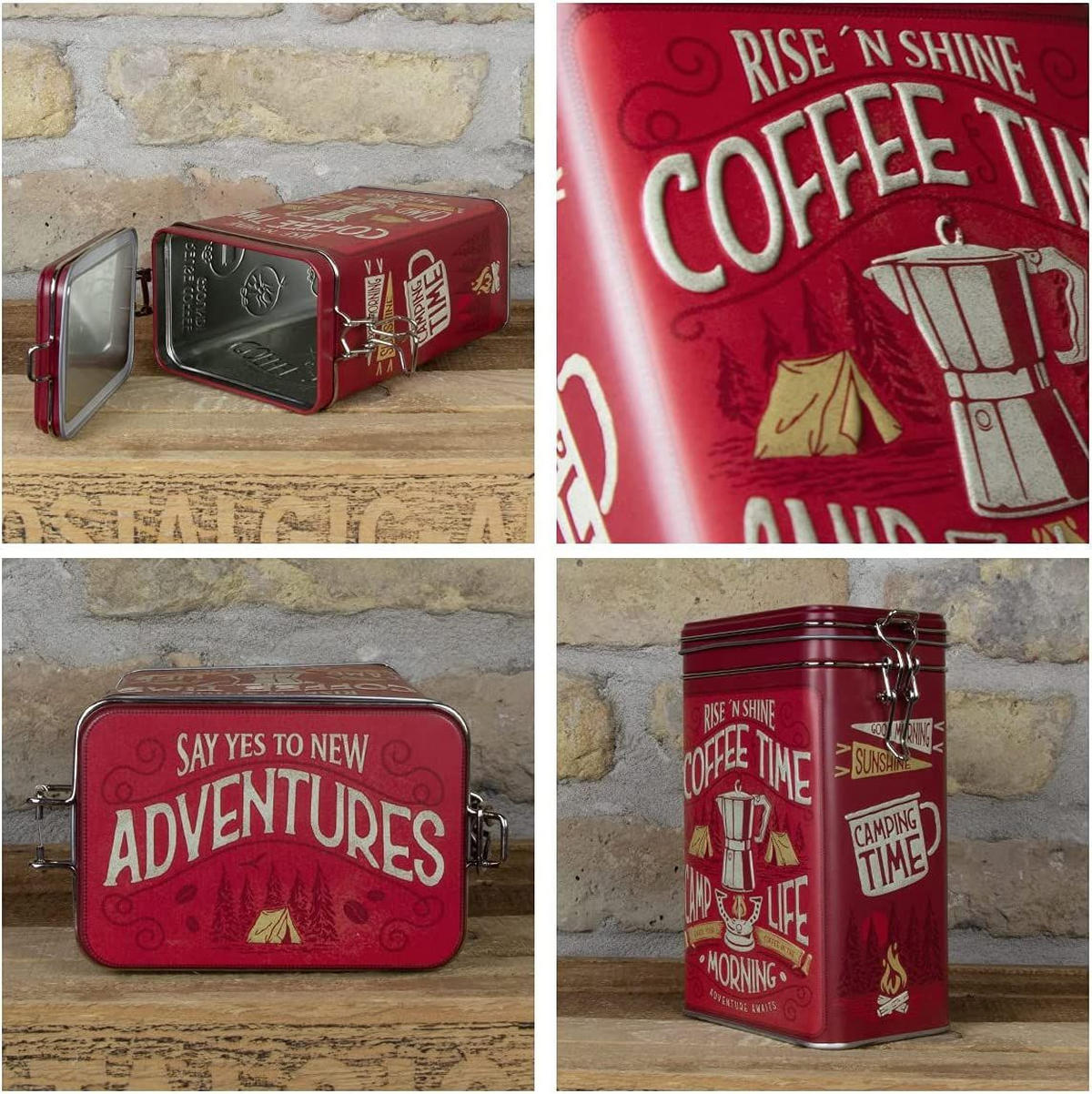 AROMADOSE Outdoor & Activities Camp Coffee Time - Multicolor, Metall (11/17.5/7.5cm) - Nostalgic-Art