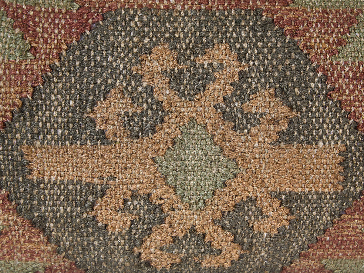 DEKOKISSEN 2er-Set Bunt 45/45 cm Cumbum - Multicolor, Naturmaterialen (45/45cm) - Beliani