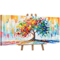 GEMÄLDE Farben der Natur II auf Keilrahmen 115x50 cm - Multicolor, Holz (115/50cm) - YS-art gallery