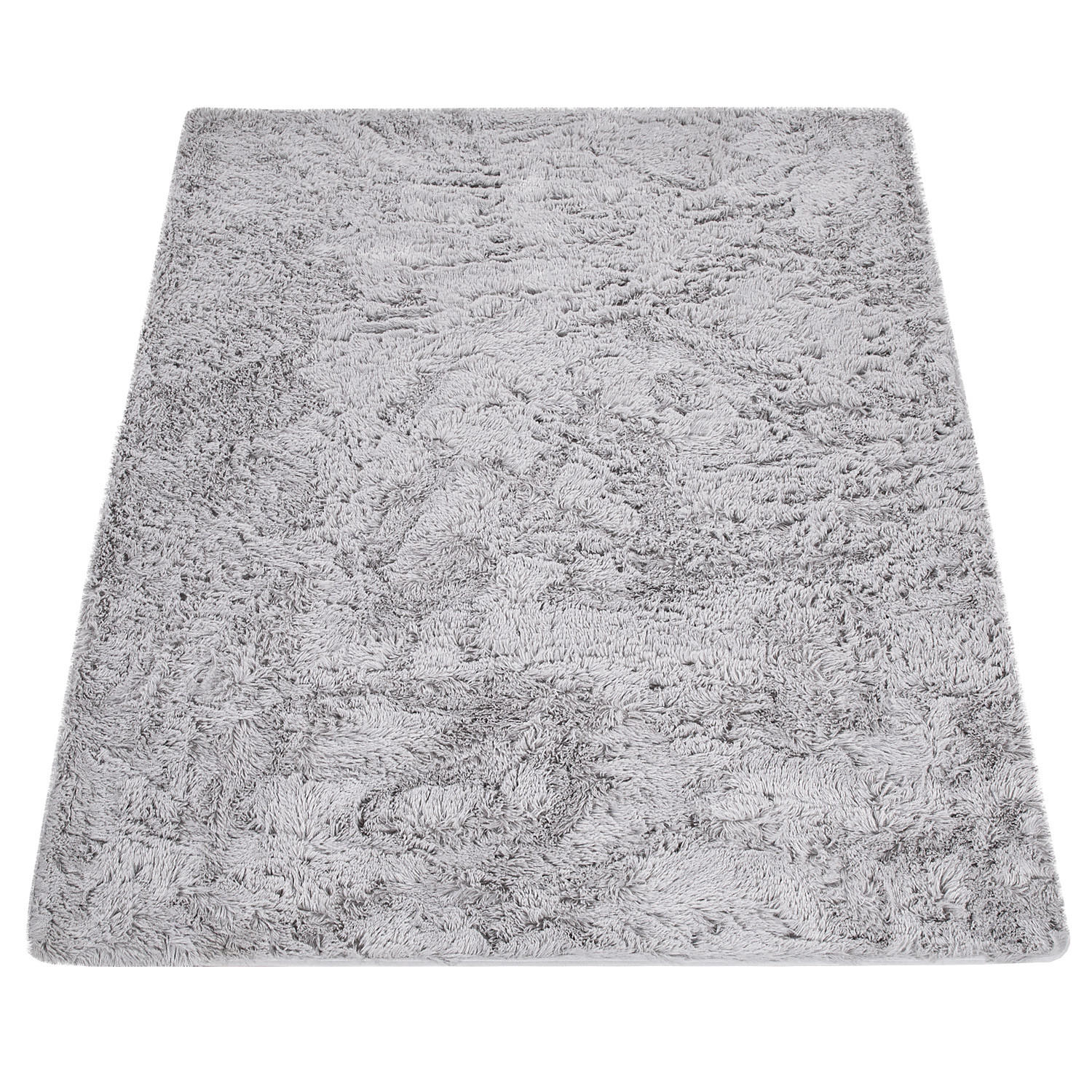 HOCHFLORTEPPICH 60/100 cm Silky 591 - Silberfarben, Textil (60/100cm) - Paco Home