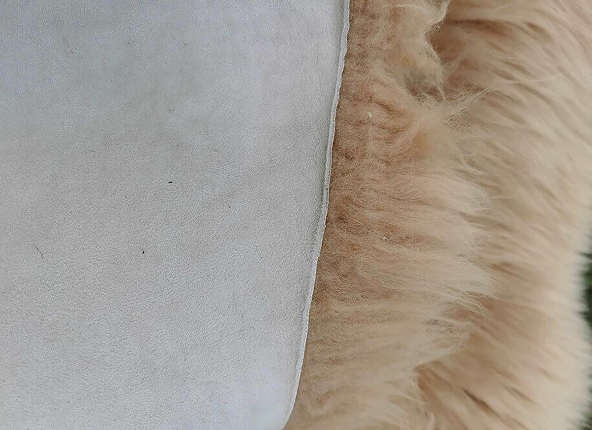 LAMMFELL Öko bunt gefärbt weich Fell Teppich Cappuccino ca. 110 cm - Cappuccino, Fell (60/110cm) - Provellus