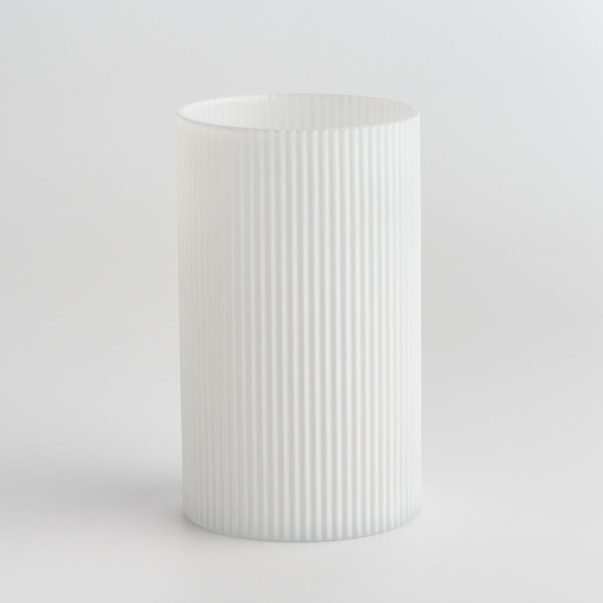 VASE Veer - Weiß, Glas (25cm) - home&you