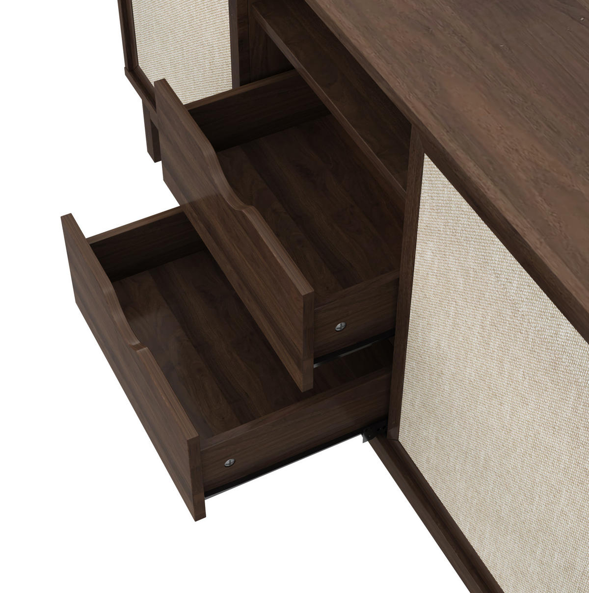SIDEBOARD 150/39.5/80 cm Natur aus Holzwerkstoff mit Schiebetüren - Naturfarben, Holzwerkstoff (39.5/80/150cm) - OKMYHOME
