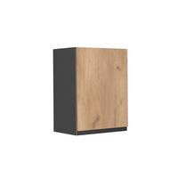 HÄNGESCHRANK R-Line Goldkraft Eiche 45 cm J-Shape - Honigeiche/Anthrazit, Holzwerkstoff (45/60/31cm) - Vicco